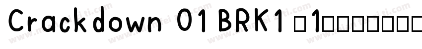 Crackdown O1 BRK1 (1)字体转换